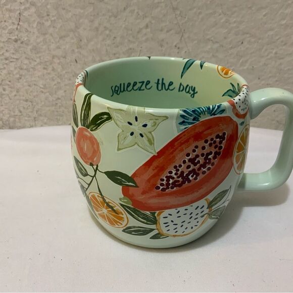 Squeeze The Day 14 oz. Ceramic Stoneware Mug by Opalhouse - Picture 2 of 7
